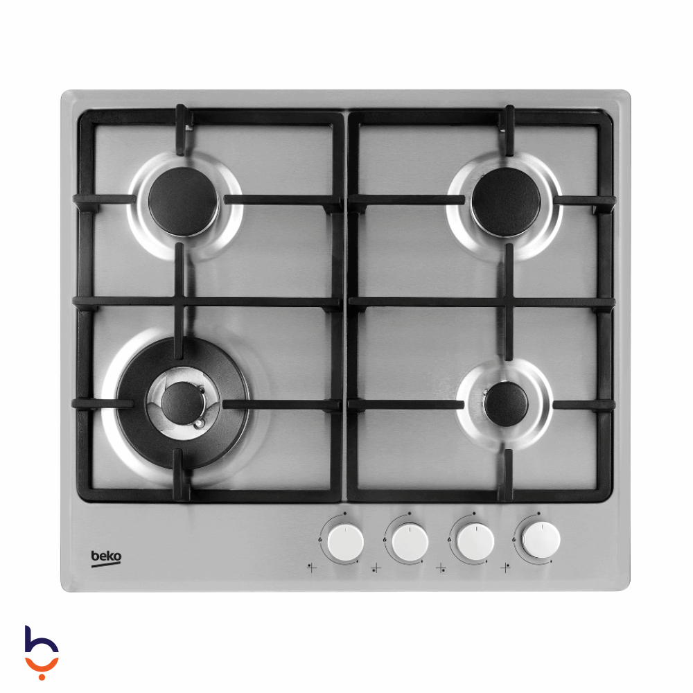 مسطح بيكو 4 شعلة 60&#215;60سم - بلت ان - ستانلس ستيل HIAW 64225 SX