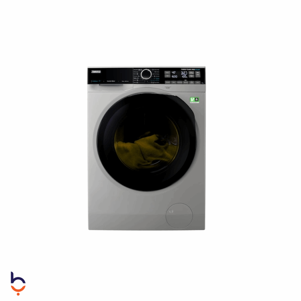 Front Load Automatic Washing Machine Zanussi 10 KG Zanussi Front Loading Clothing, ZW8F1168MS Silver