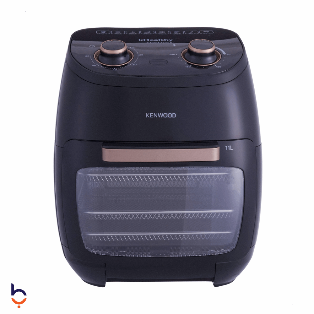 قلاية كينوود 2000 وات بدون زيت ، 11 لتر ، اسود - HFP90.000BK