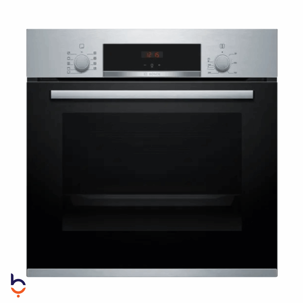 فرن بوش 60 سم سيريز 4 بشواية-66 لتر، ستانلس ستيل - HBJ534ES0