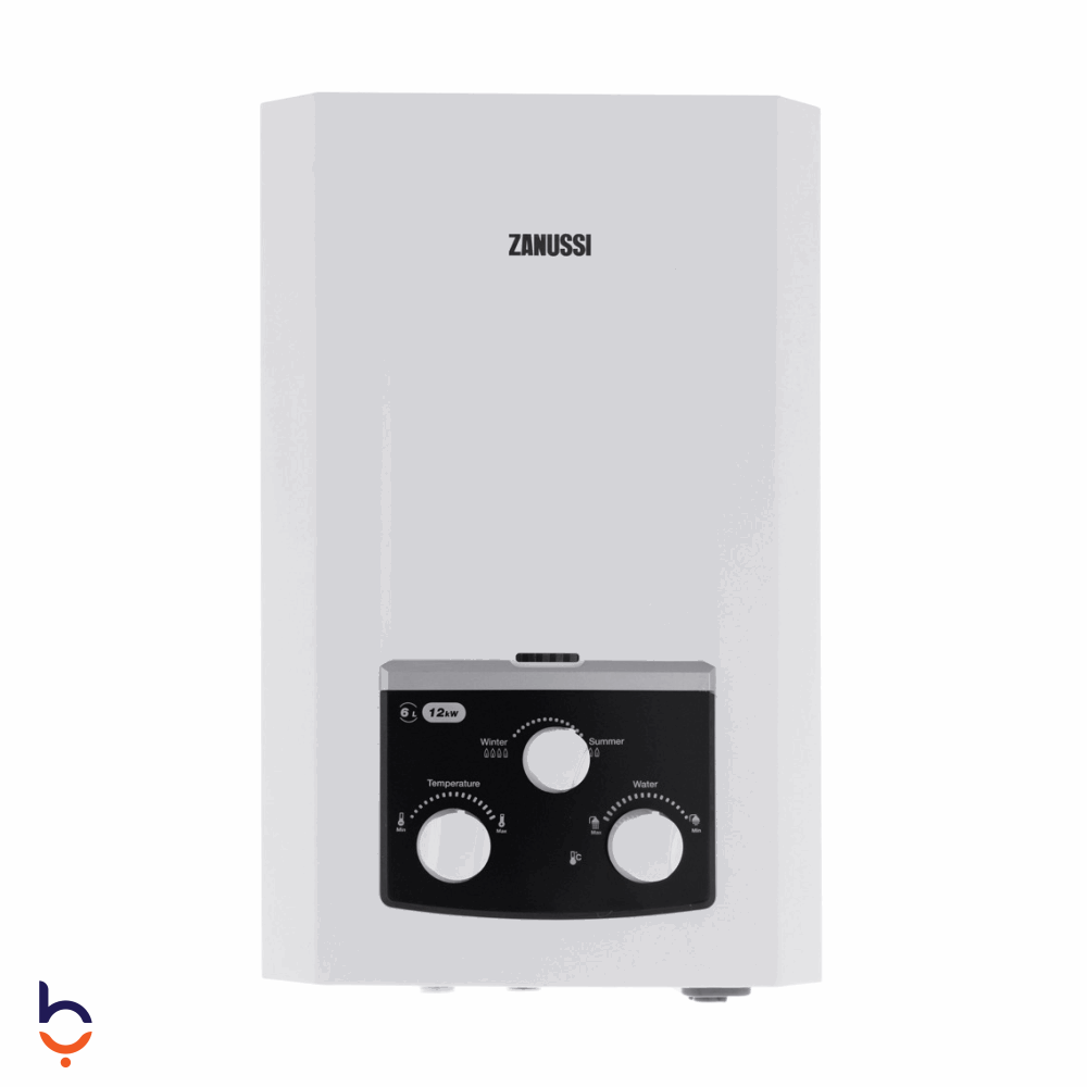 سخان غاز زانوسي 6 لتر ديجيتال - ابيض - ZYG06113WL