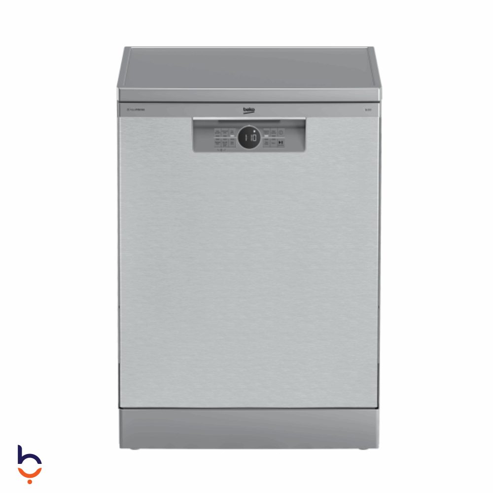 غسالة أطباق بيكو 60 سم موتور انفرتر 15 فرد - 6 برامج , سيلفر - BDFN26520XQ