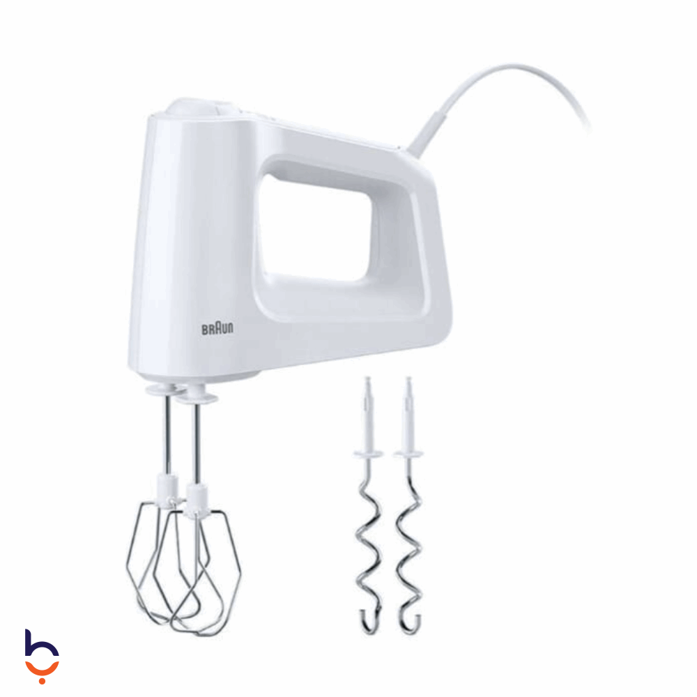 Hand Mixer Braun 450 Watt MultiMix 3, White - HM3000WH
