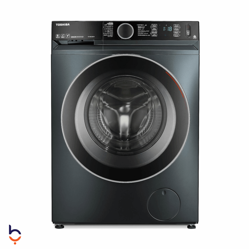 Front Load Automatic Washing Machine Toshiba 8 Kg Inverter Technology - TW-BK90GF4EG(MK) Gray