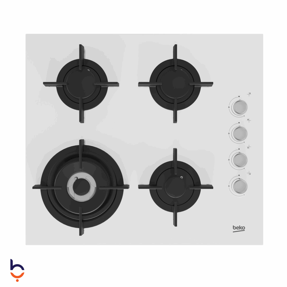 مسطح بيكو 4 شعلة - 60 سم - أبيض HILW 64122 SWE