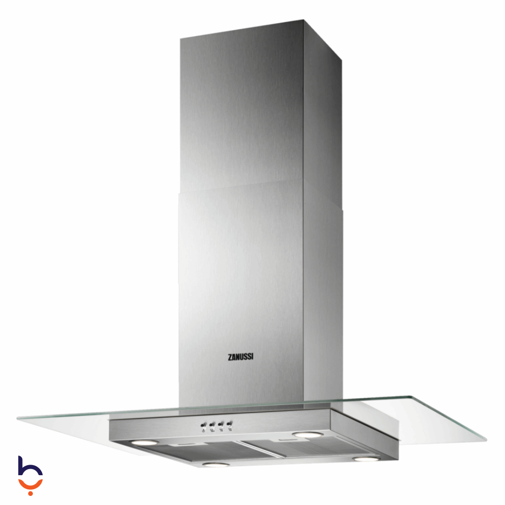 شفاط زانوسي 90 سم - مدخنة - ستانلس ستيل - ZHS92650XA