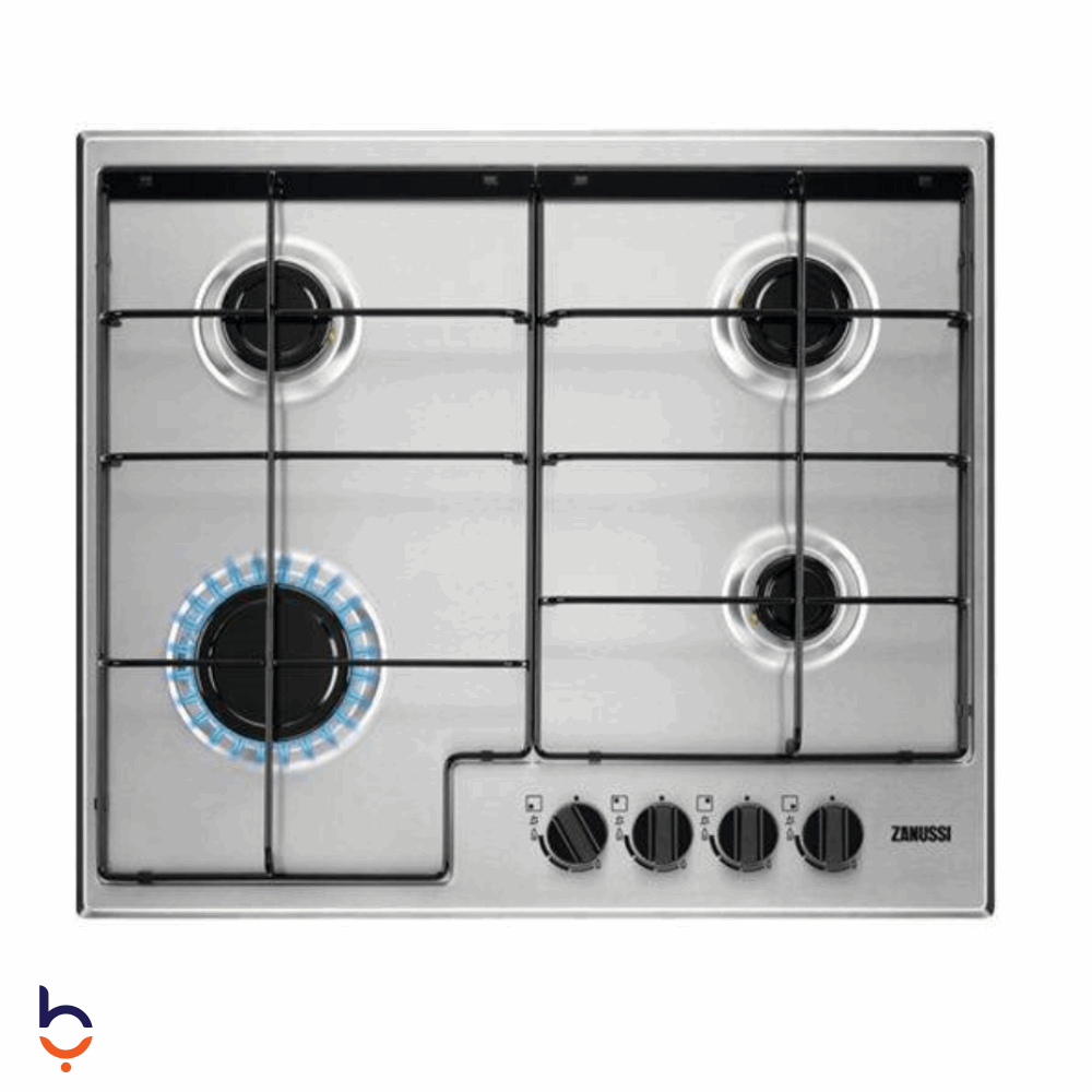 مسطح زانوسي 4 شعلة 60&#215;60 سم - بلت ان ، ستانلس ستيل - ZGH65414XA