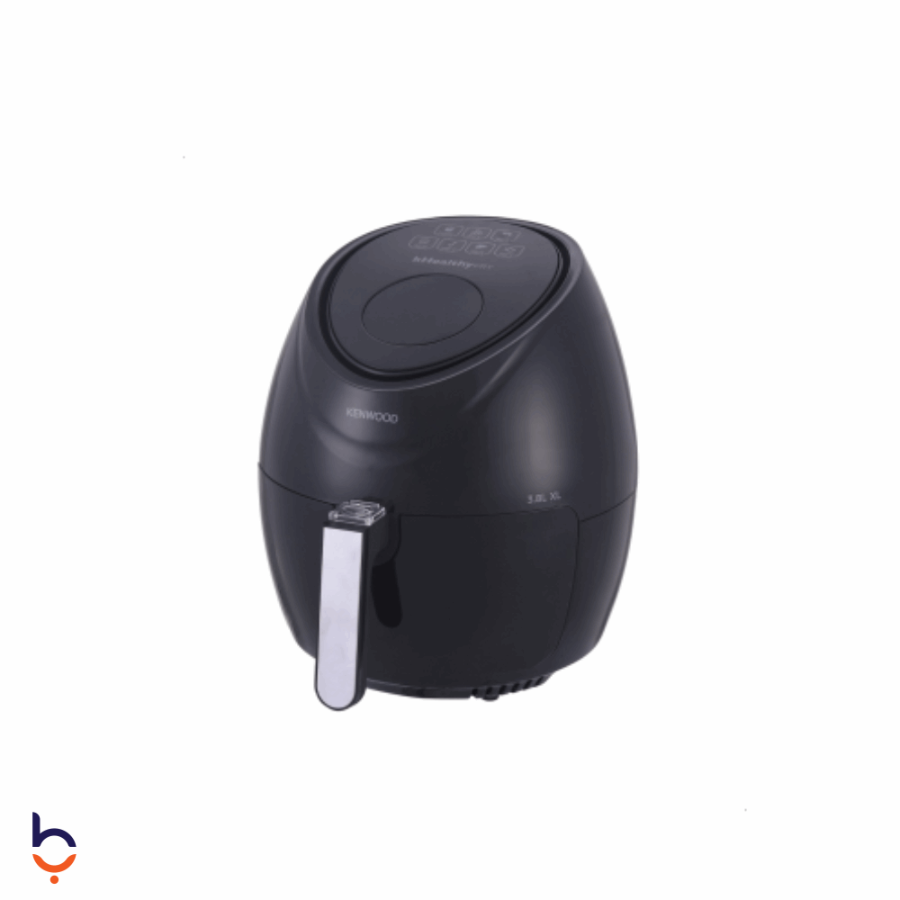 قلاية كينوود 1500 وات قلاية بدون زيت  كيه هيلثي فراي، ديجيتال، 3.8 لتر،  اسود - HFP30.000BK