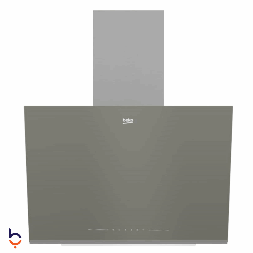 شفاط بيكو 60 سم - مدمج للديكور - زجاج رمادي - مدخنة - بزاوية - BHCA66741BGHSE