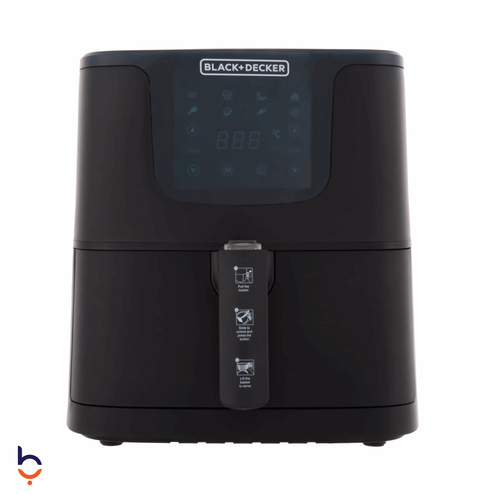 قلاية بلاك اند ديكر 5.8 لتر ديجيتال - 1700 وات - اسود - AF700-B5