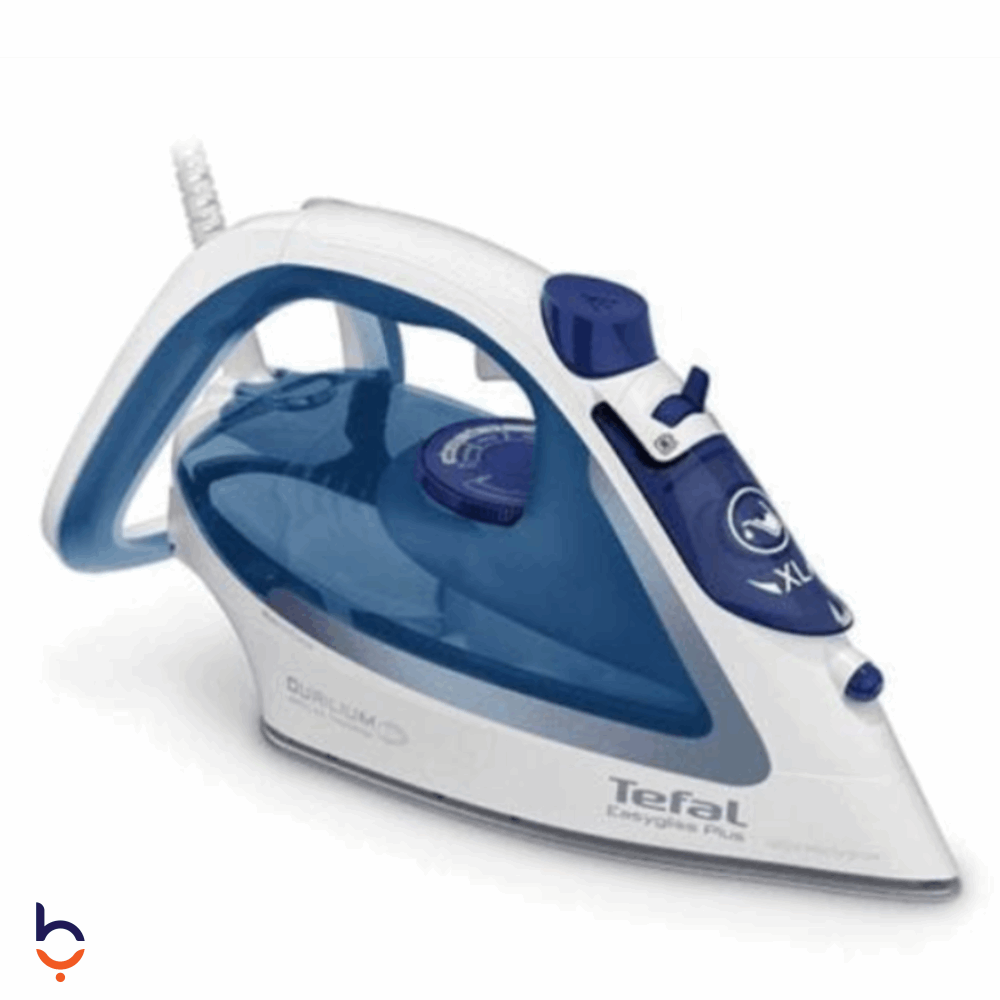 Iron Tefal 2700 Watt Easygliss Plus Steam , Blue and White- Fv5751E2