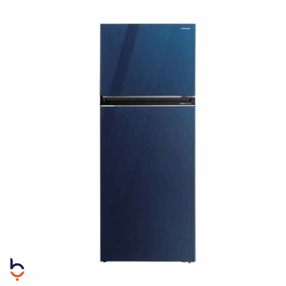 ثلاجة توشيبا 463 لتر ثلاجة توشيبا نوفروست، 463 لتر، انفرتر، زجاج ازرق - GR-RT624WE-PGN-73 ازرق