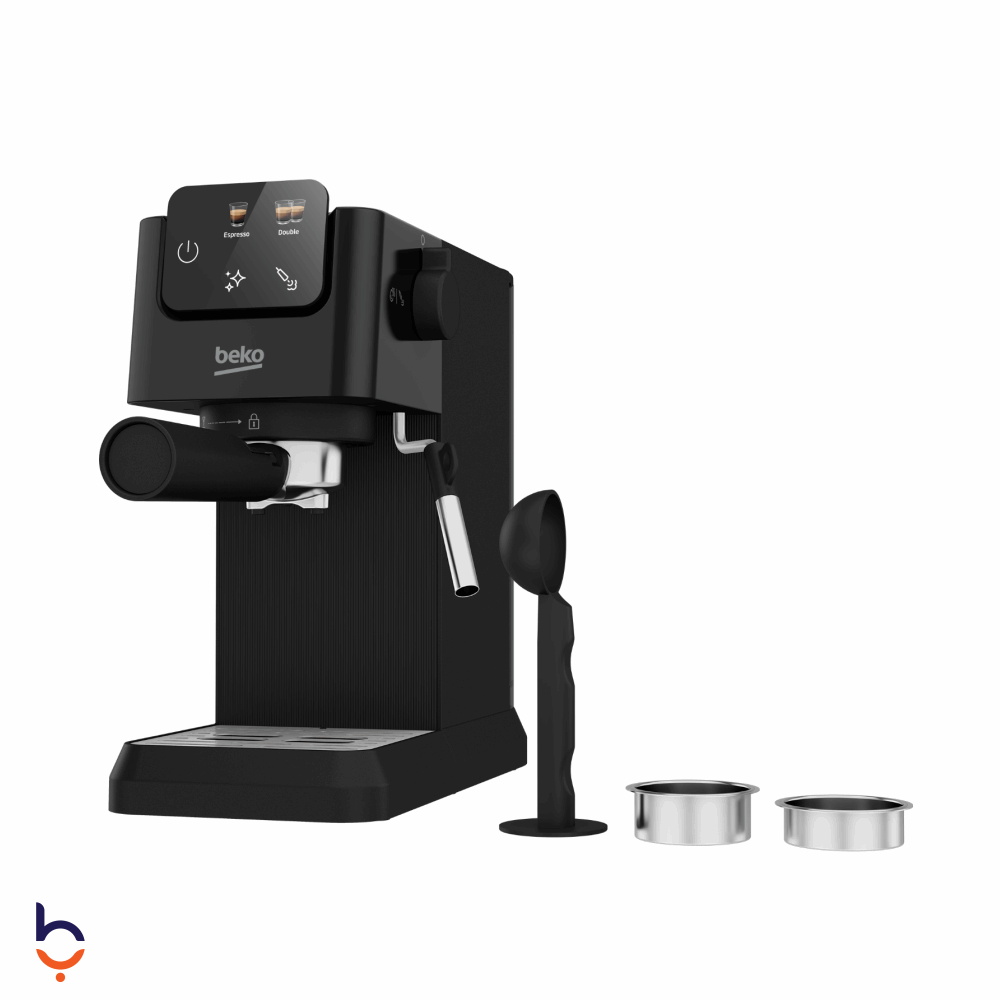 ماكينة صنع القهوة بيكو 1100 مل ماكينة قهوة اسبريسو بيكو، 1100 مل، 1628 وات، اسود - CEP 5302 B اسود