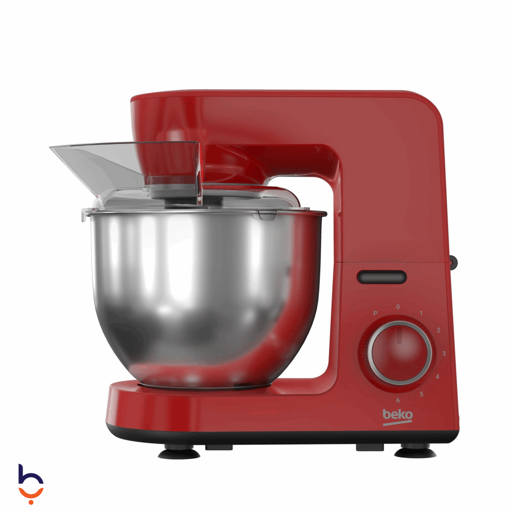 Stand Mixer Beko 5 Liters Stand Mixer with Attachments, 1500W - MM 5371 Red