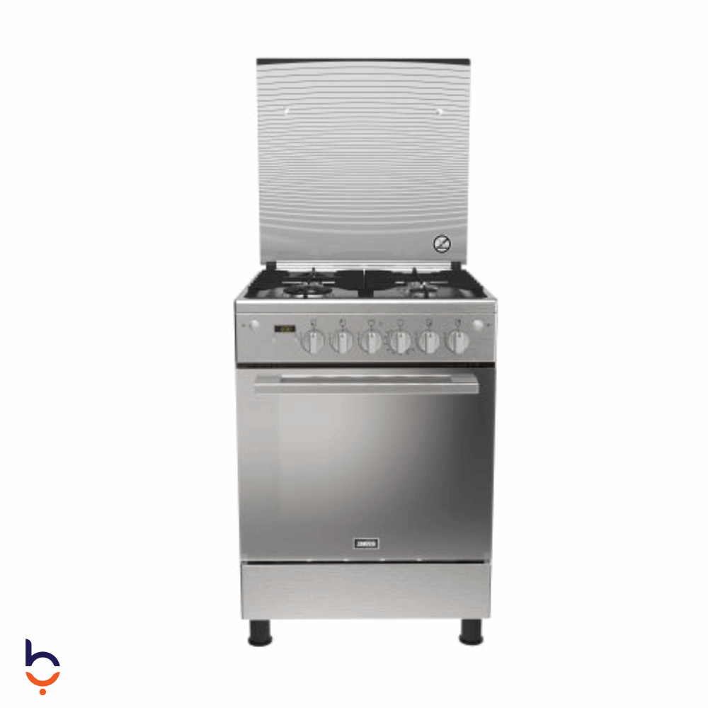 بوتجاز زانوسي 4 شعلة بوتاجاز غاز زانوسي كول ماكس، 4 شعلة، ستانلس ستيل - ZCG64396XB ستانلس ستيل