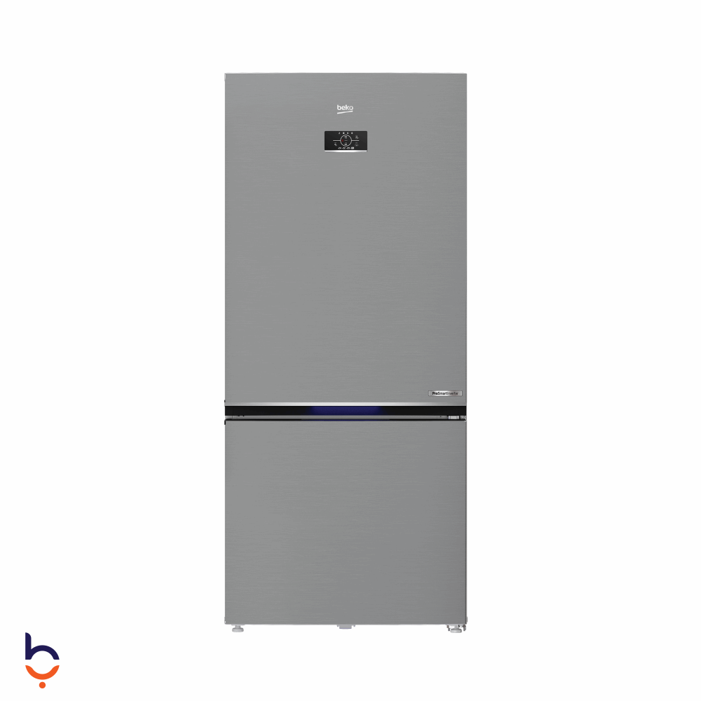 ثلاجة بيكو 570 لتر ثلاجة كومبي ديجيتال RCNE690E20DZXP- سيلفر
