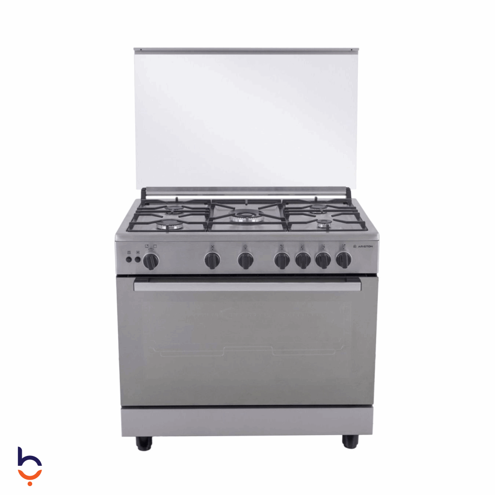 بوتجاز اريستون 5 شعلة بوتاجاز غاز  - ARR9GGF23125XNA ستانلس ستيل