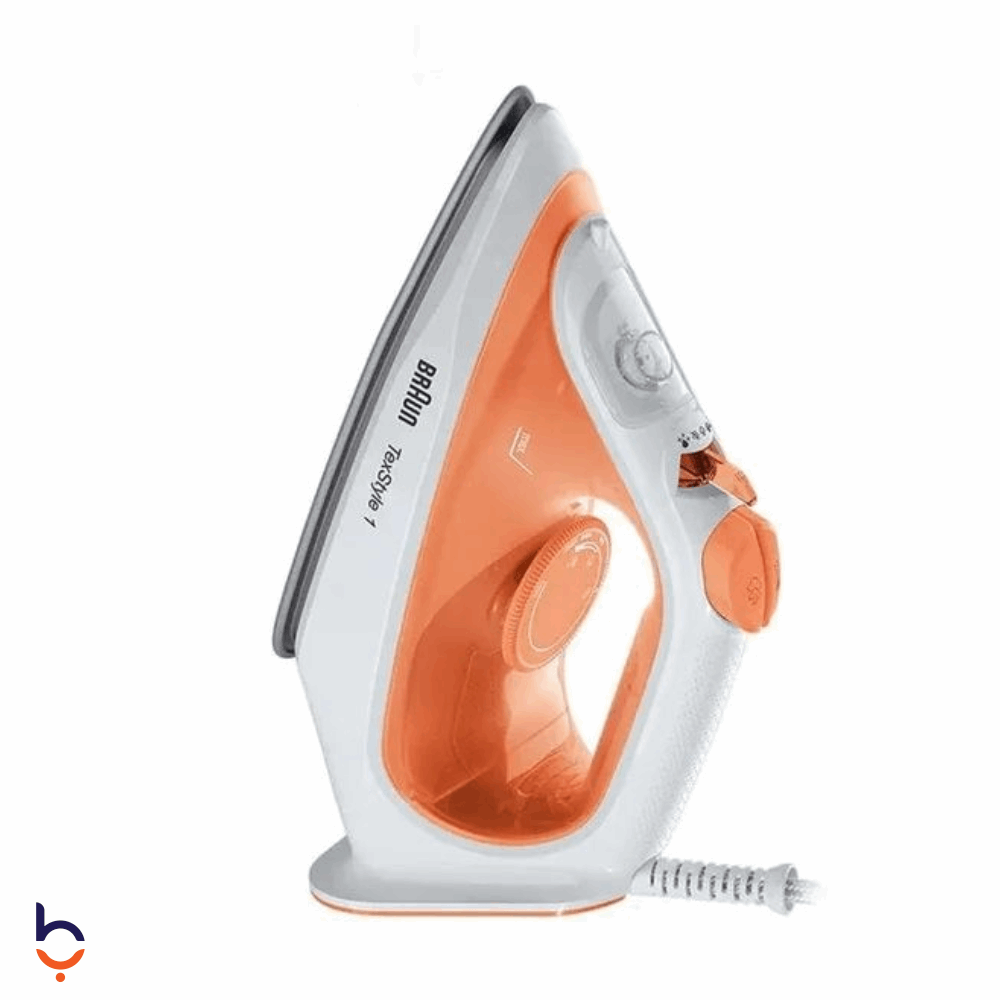 مكواة براون 220 مل تيكس ستايل 1، 1900 وات  - SI1009OR برتقالي وابيض