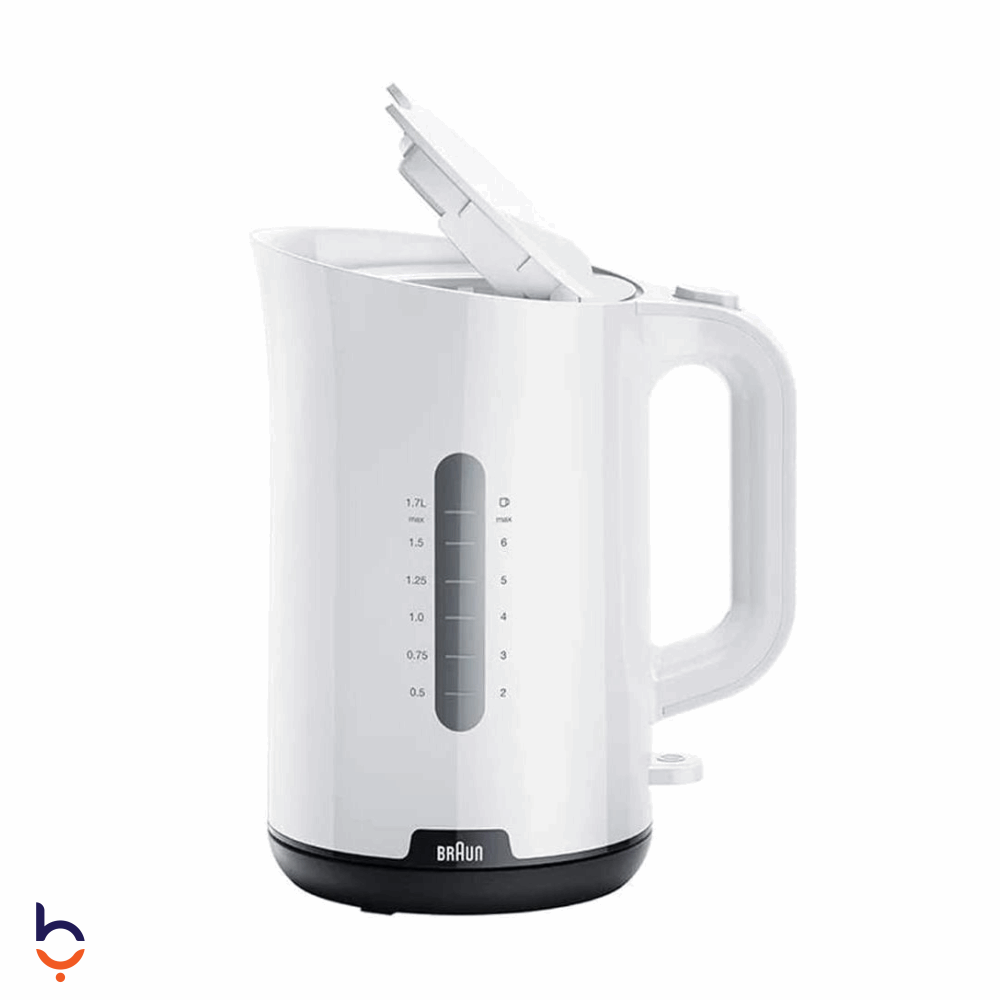 غلاية مياه براون 1.7 لتر 2200 وات - WK1100WH- أبيض