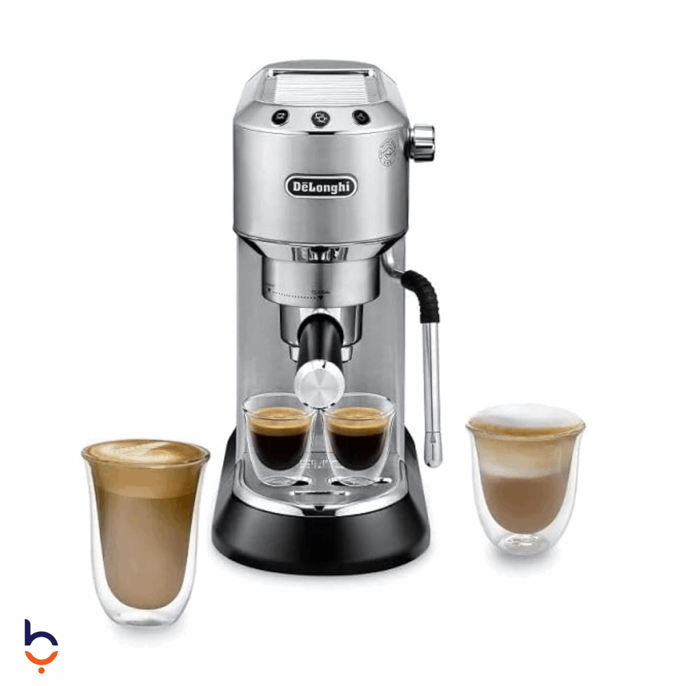 ماكينة صنع القهوة ديلونجي 1350 وات Dedica ARTE -EC885.M فضي