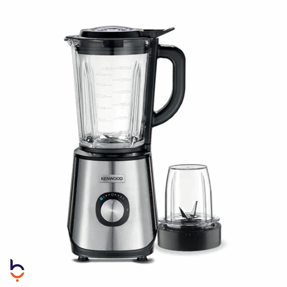 خلاط كينوود 2 لتر 1000 وات - BLM45.240SS اسود ومعدني