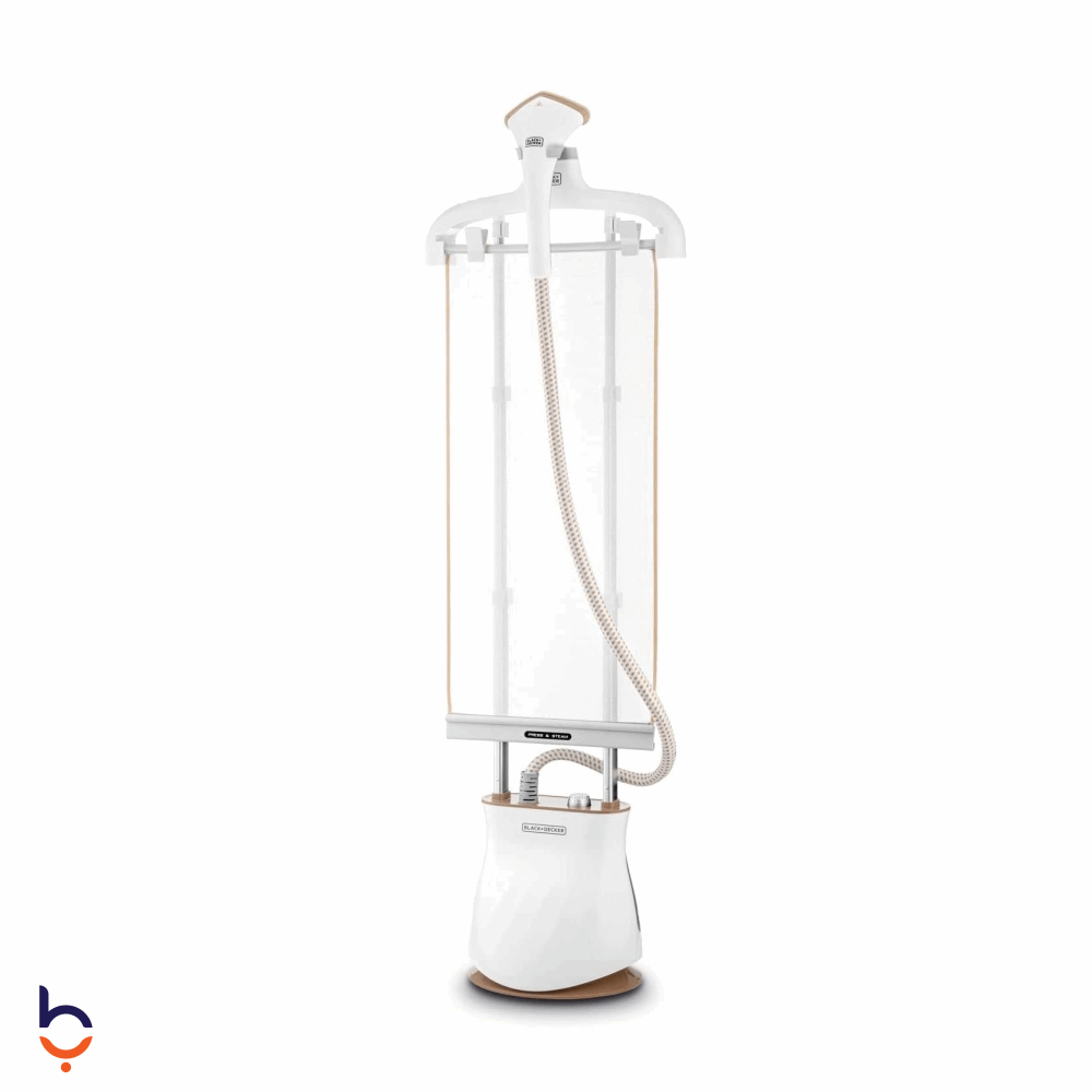 مكواة بلاك+ديكر 2400 وات 1.5 لتر , GST2400-B5 ابيض/ذهبي