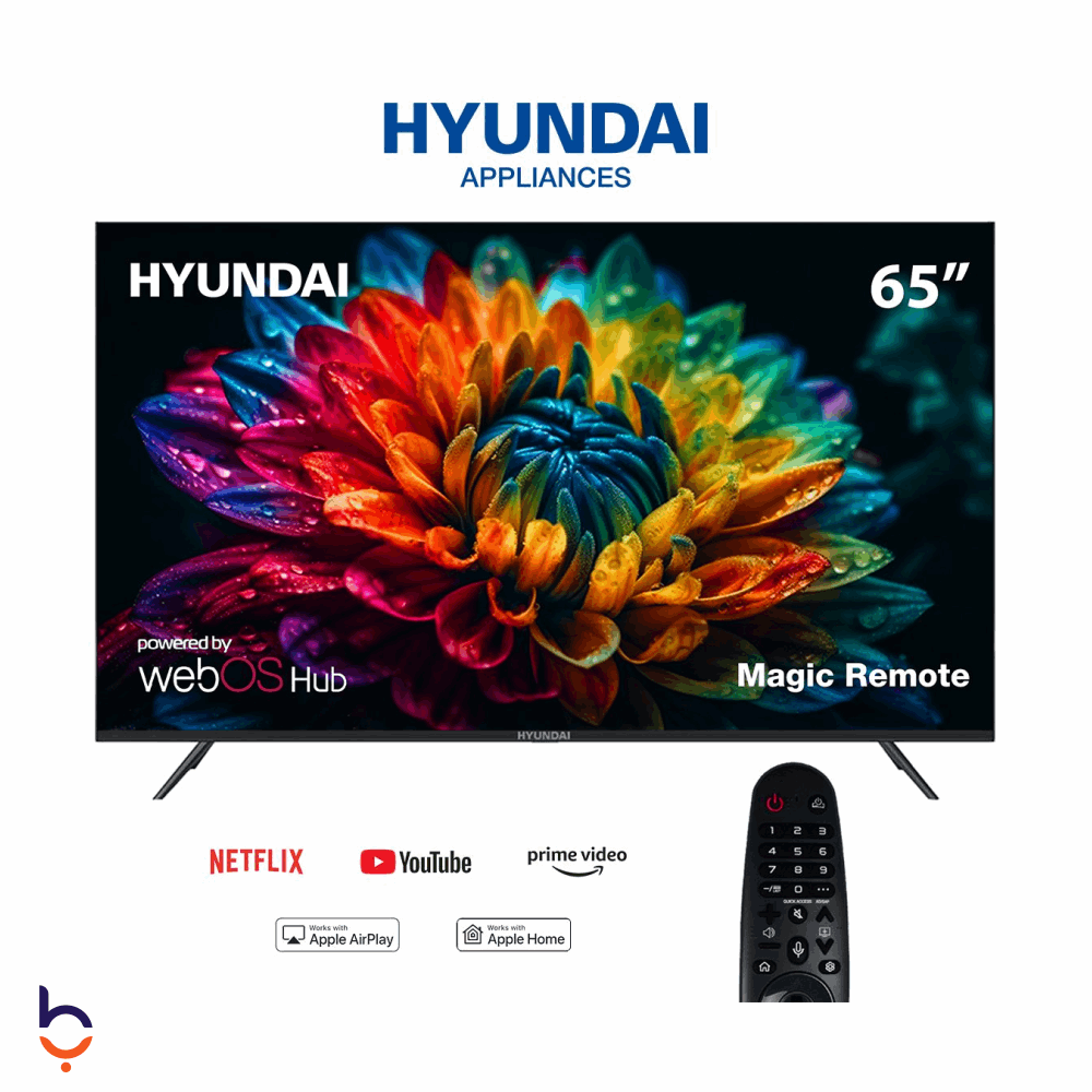 شاشة هيونداي 65 بوصة L65HYNDA650 اسود