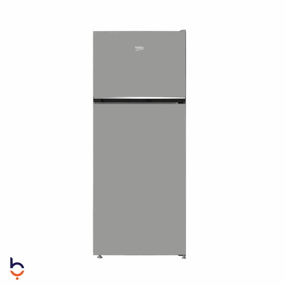 ثلاجة بيكو 455 لتر 2 باب , نوفروست , RDNE455MK فضي