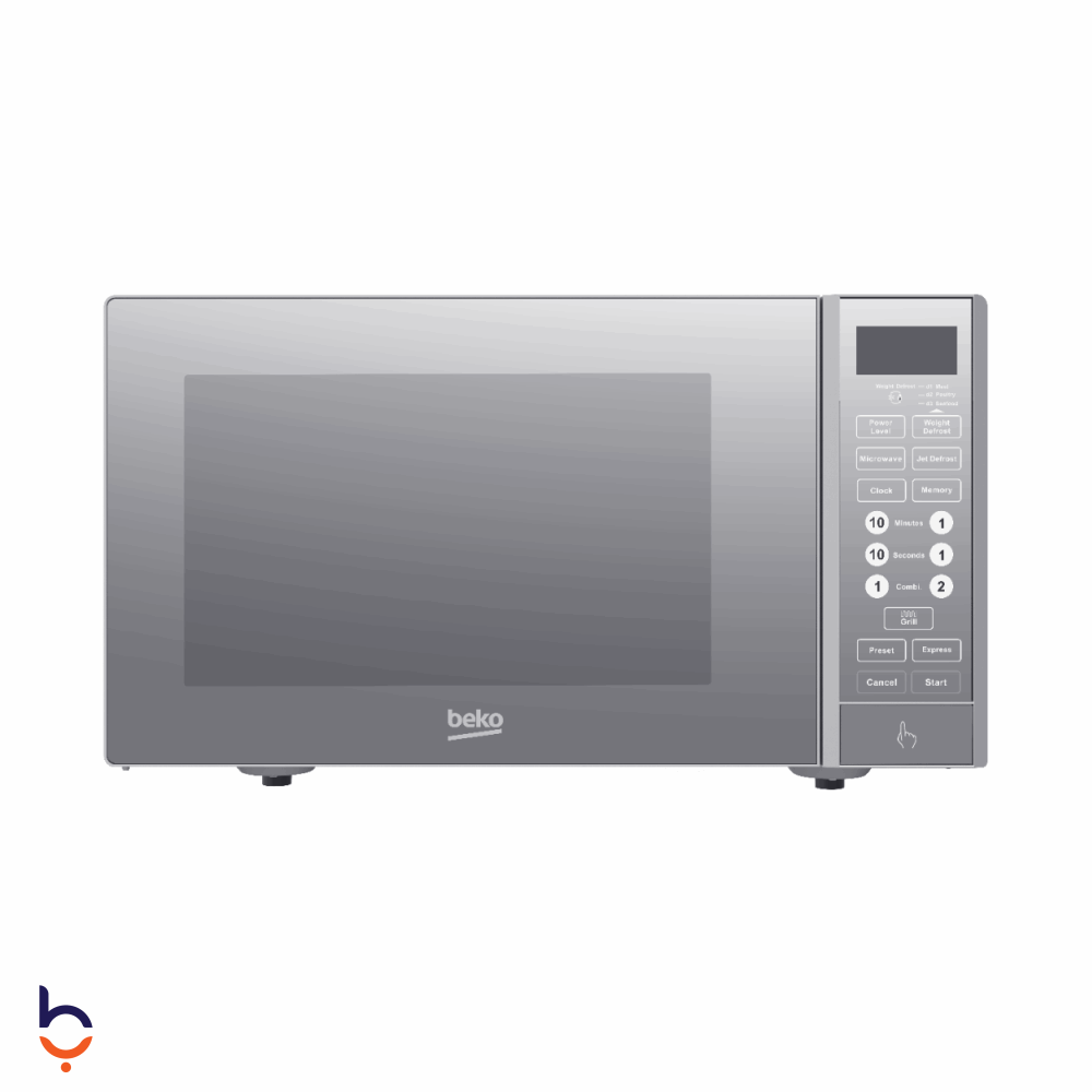 ميكروويف بيكو 23 لتر بشوايه ديجيتال، MGF23330S سيلفر