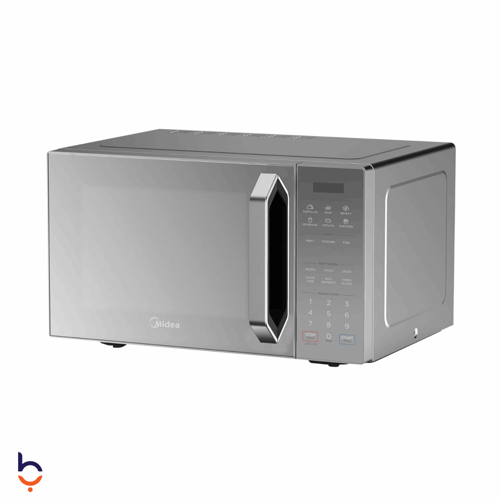 ميكروويف ميديا 28 لتر 900 وات ، شاشة ديجيتال تعمل باللمس ، EM9P032MX-S سيلفر