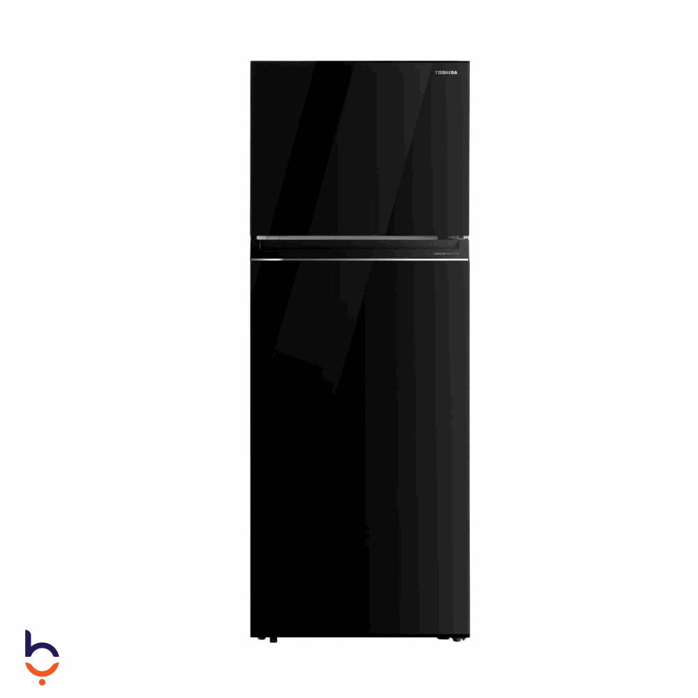 ثلاجة توشيبا 463 لتر نوفروست ، انفرتر، زجاج اسود - GR-RT624WE-PGN- 22 اسود