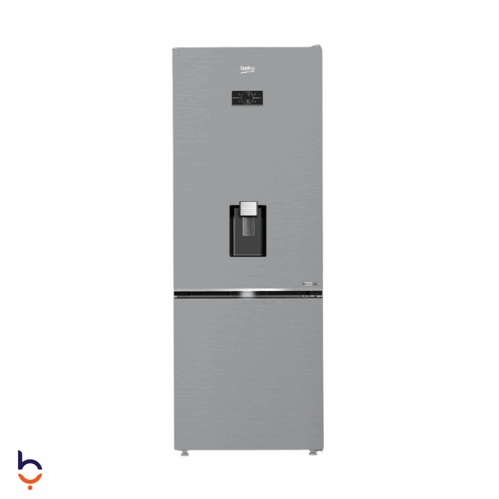 ثلاجة بيكو 561 لتر (نو فروست) - ثلاجة كومبي مع فريزر سفلي- B5RCNE565HXPE ستانلس تيتانيوم