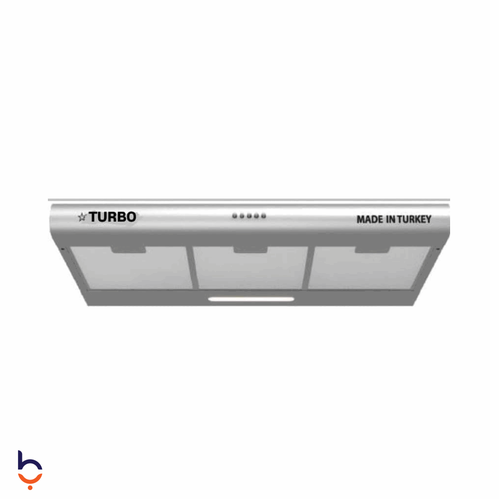 شفاط تربو اير 90 سم شفاط تربو ستانلس ستيل - ST 90 CM فضي