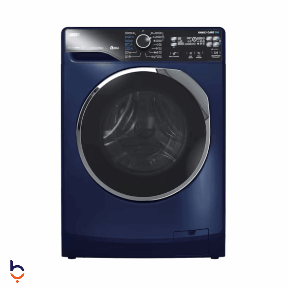 غسالة ملابس اوتوماتيك تحميل امامي زانوسي 8 كيلو SteamMax ديجيتال فول اوتوماتيك بتقنية الانفرتر، تحميل امامي , ZWF8221ML7 ازرق ميدنايت