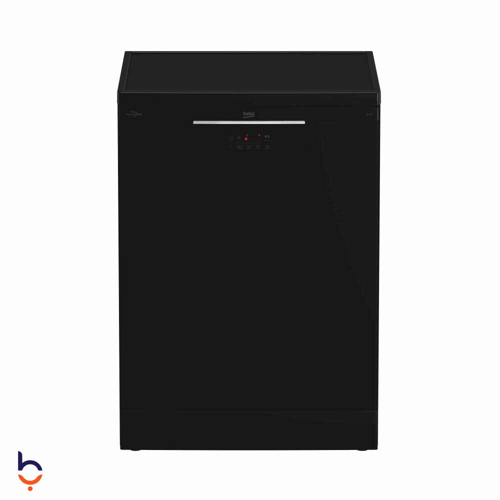 غسالة أطباق بيكو 14 فرد 5 برامج، 60 سم , BDFN15421B اسود
