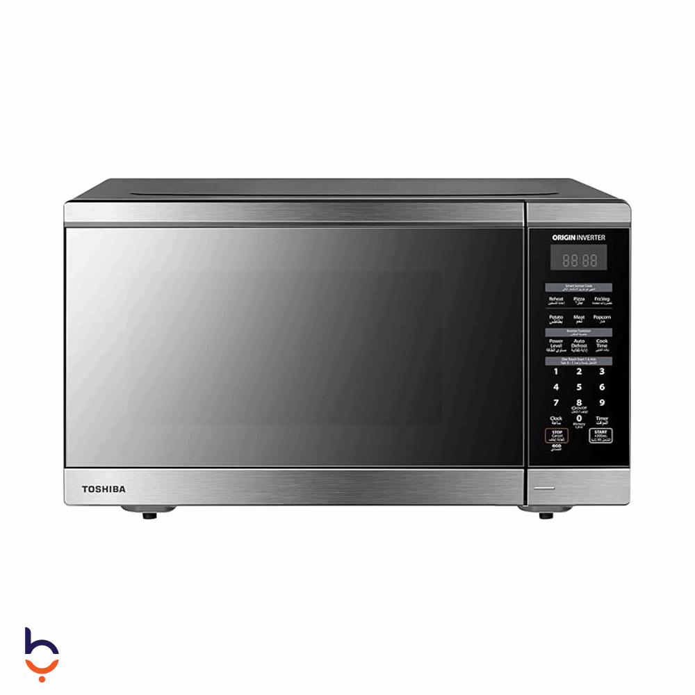 ميكروويف توشيبا 45 لتر سولو، 1200 وات، 45 لتر، انفرتر، ديجيتال، ML3-EM45PFI(MB) أسود