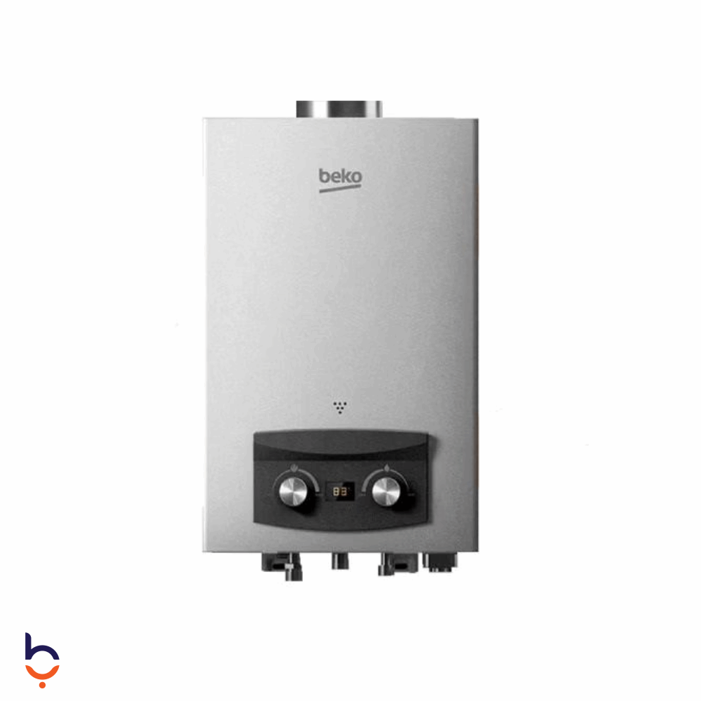 سخان غاز بيكو 10 لتر غاز ديجيتال - BGWH 10LS فضي