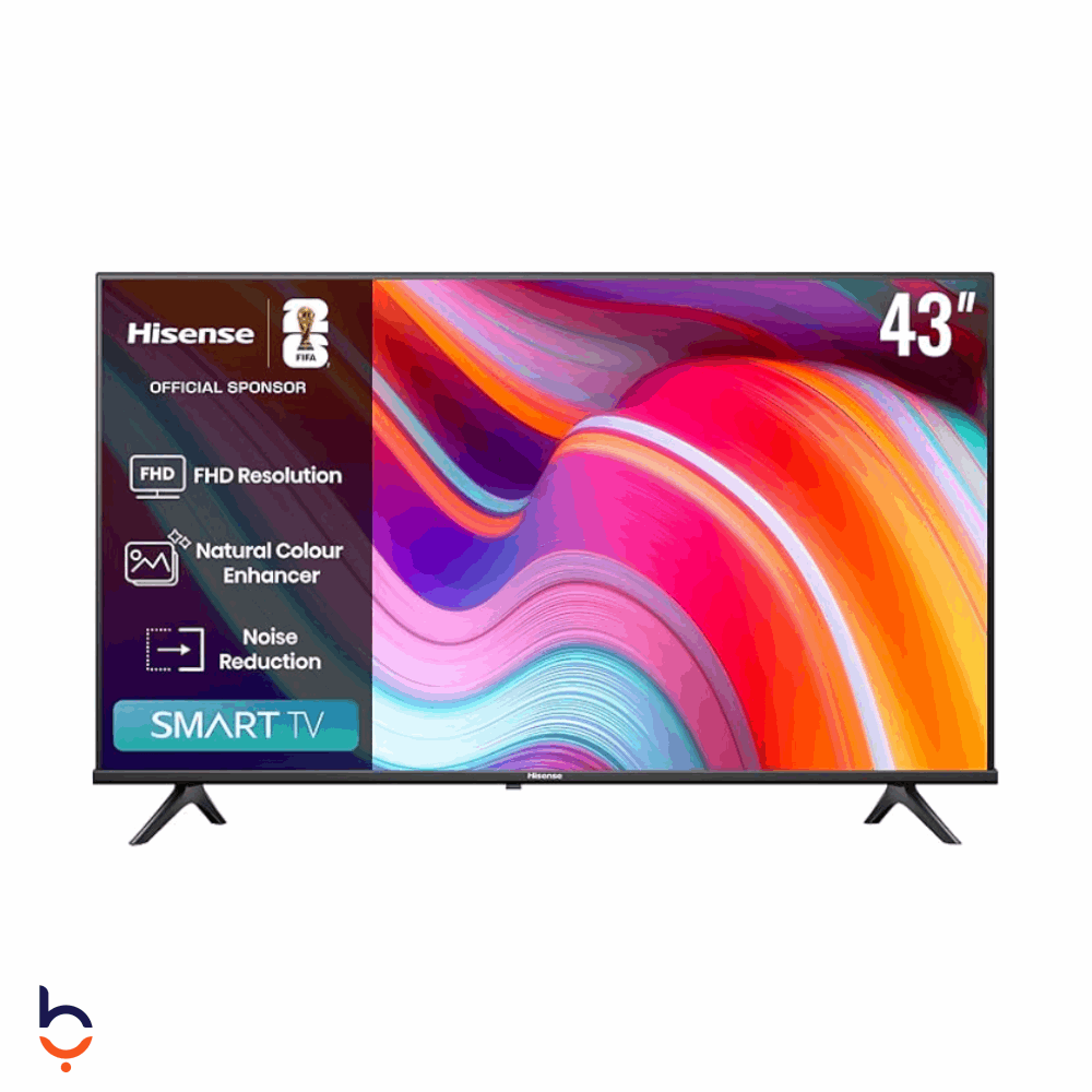شاشة هايسنس 43 بوصة سمارت بوصه LED، بدقة 43A4K-FHD