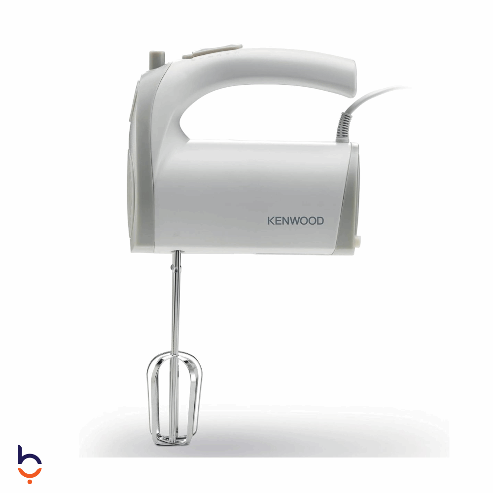 مضرب يدوي كينوود 300 وات 5 سرعات - زر تربو - HMP20.000WH ابيض
