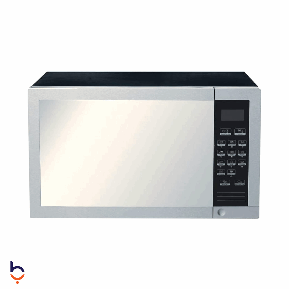 ميكروويف شارب 34 لتر 1000 وات، شواية، شاشة ديجيتال، R-77AT(ST) فضي