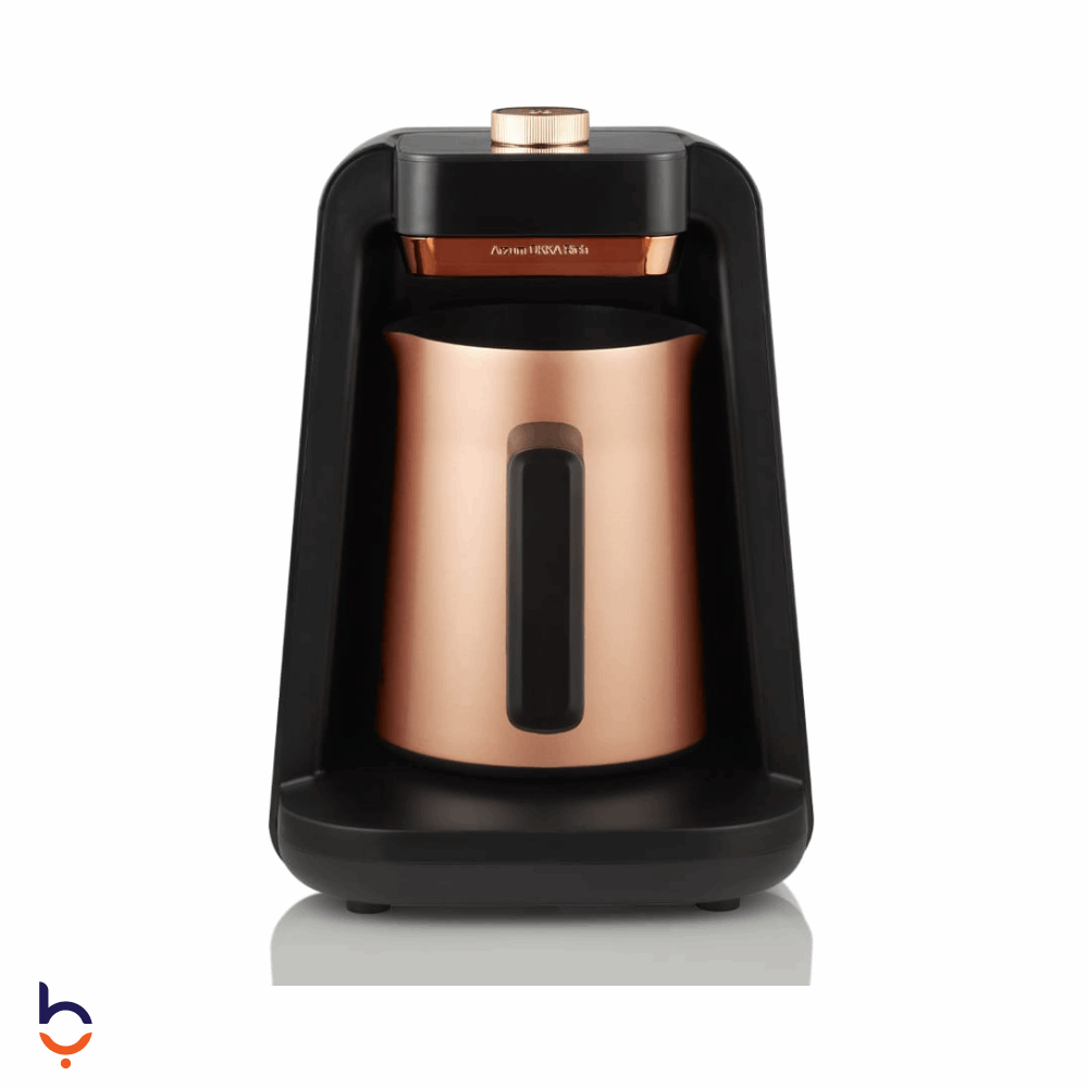 Coffee Machine Arzum OKKA 700 Watt Turkish Rich Pro Turkish Coffee Maker, 5 Cups - OK0026 Copper