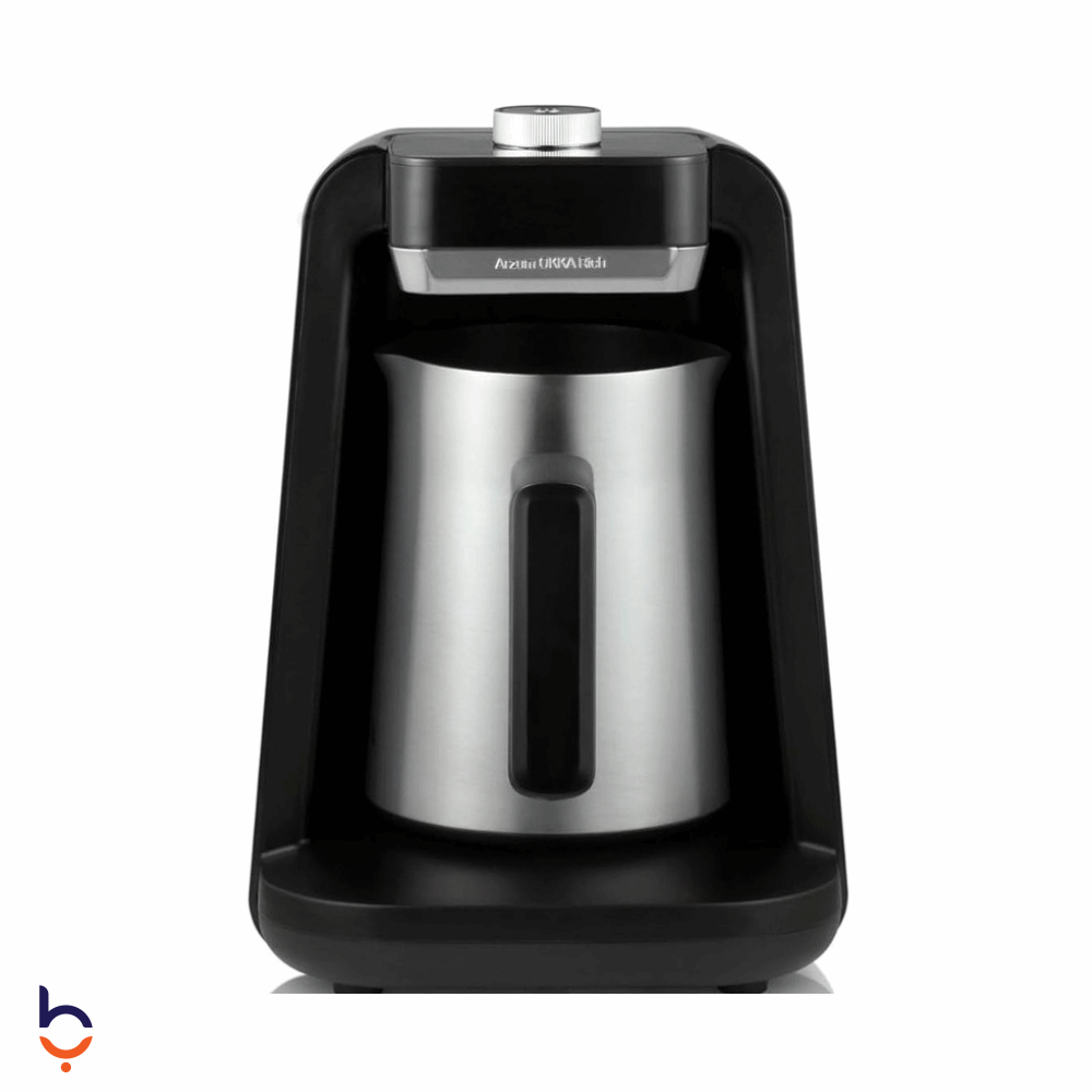 Coffee Machine Arzum OKKA 700 Watt Turkish Rich Pro Turkish Coffee Maker, 5 Cups - OK0026-K Silver