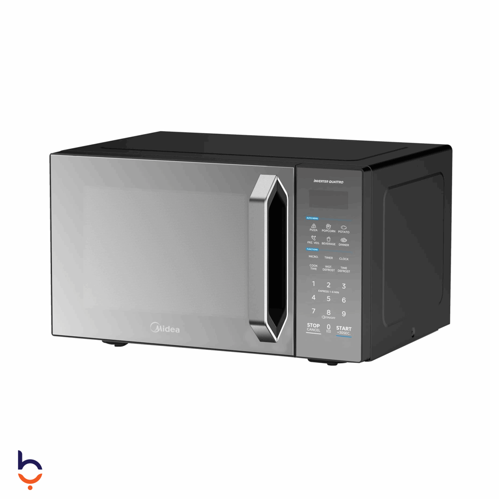 ميكروويف ميديا 25 لتر سولو، ديجيتال, 900 وات , مع باب مراة - EM9P022MX-B أسود