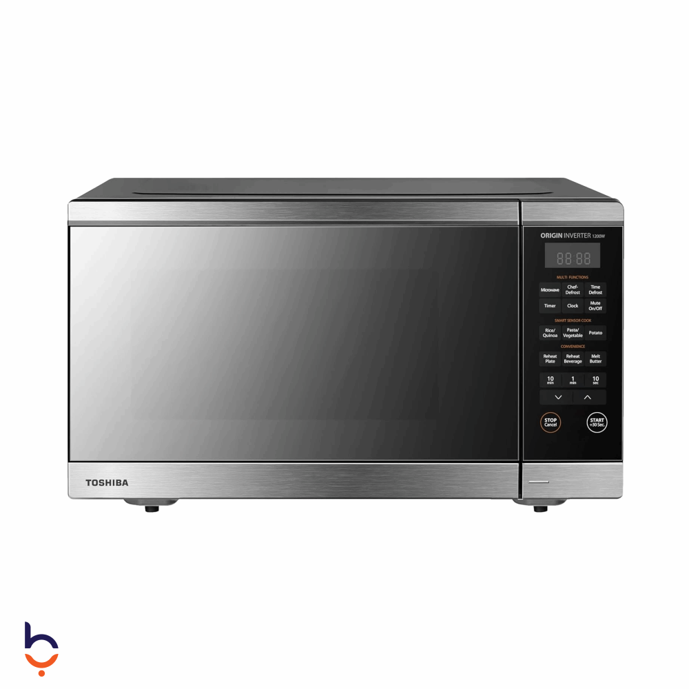 ميكروويف توشيبا 36 لتر 1200 وات ، سولو ، انفرتر ، ML3-EM36PFI(MB) فضي