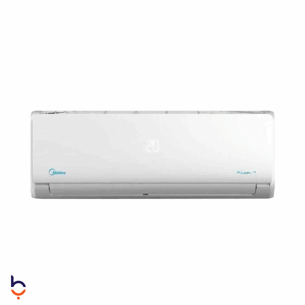 تكييف ميديا 1.5حصان سبليت ميشن برو بارد ساخن MOSCT-12HN &amp; MSCT-12HRNF-Q8 ابيض