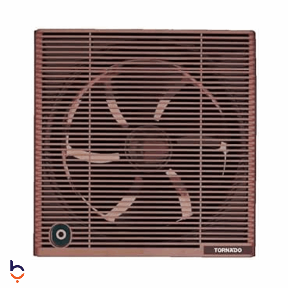 شفاط توشيبا 30 سم حائط , مزود بشبكة VRH30S1 بنى