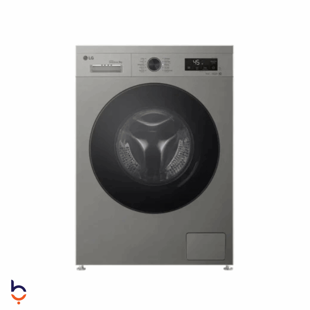 Washing Machine LG 9 kilograms 1400 Lafa Platinum F4Y2VYGYP Silver