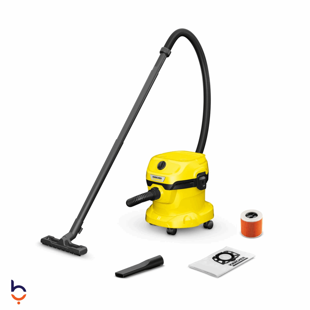 مكنسة كهربائية كارشر 1000 وات WD 2 Plus أصفر