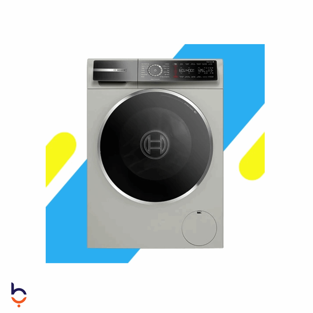 غسالة ملابس بوش Series 8 9 كجم Silver Inox – 4D Wash وHome Connect - WGB2440XEG فضي