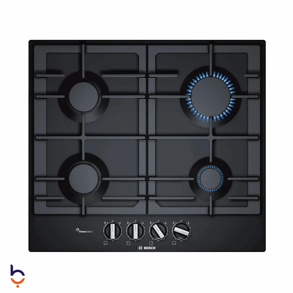 مسطح بوش 4 شعلة سيريس 6، 60 سم - PCP6A6B90 أسود
